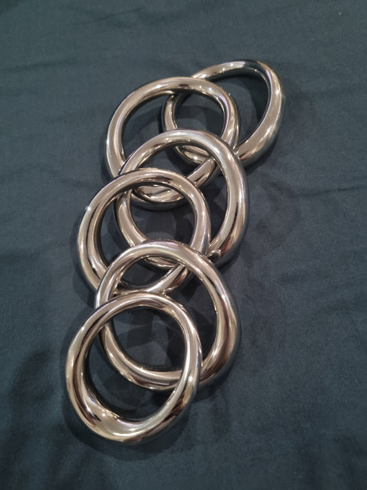 Ergonomic Stainless Steel Cock Ring
